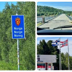 Grenzfluss zu Norwegen