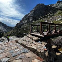 Zweite Brücke des Tages