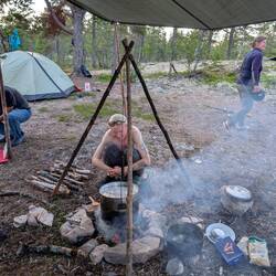 Abendessen wird gekocht