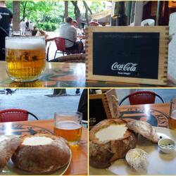 Bosniak - Knoblauchsuppe im Brot