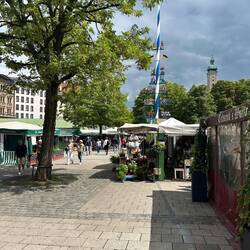 Auf dem Viktualienmarkt