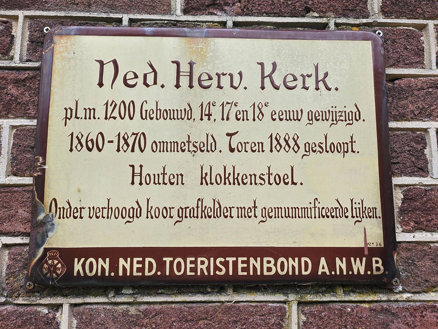 Mpoi ouderwets bordje!