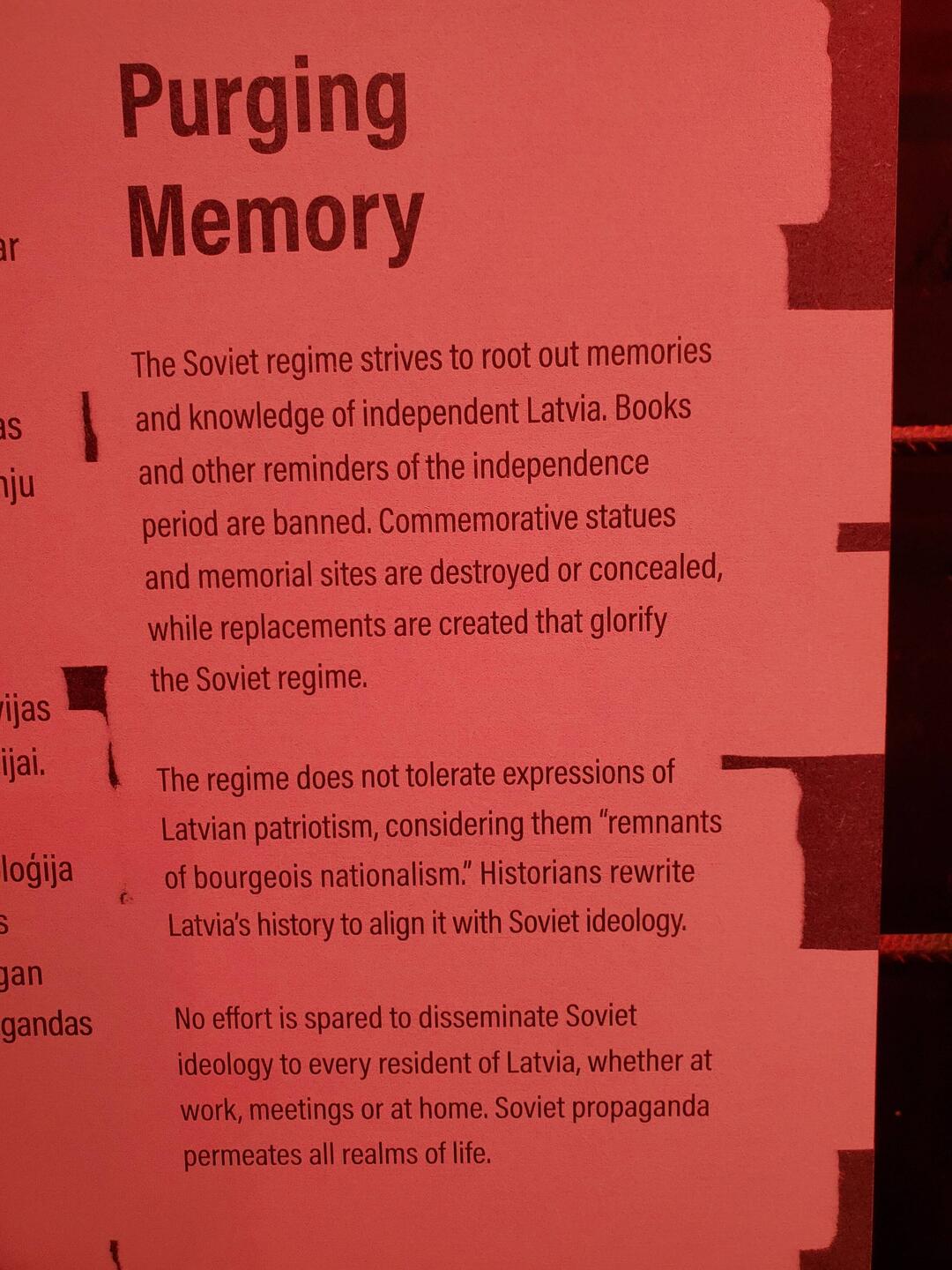 Once you have deported all the community leaders, changing history is unopposed