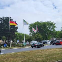 Hurra, die erste deutsche Fahne