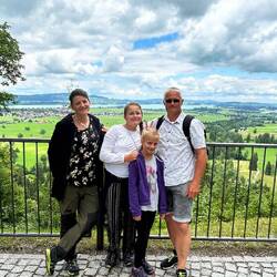Der Forggensee im Hintergrund