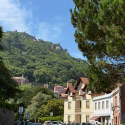 Castle on the hill (soon to be walked up)