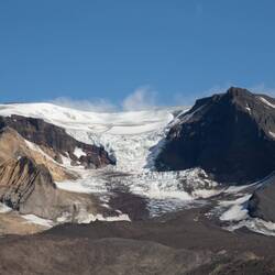 Da ist leider nicht mehr viel übrig vom Gletscher