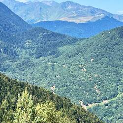 The Aran Park we visited yesterday is roughly where the woods turn a darker green on the centre left