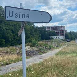 Weg zur Fabrik