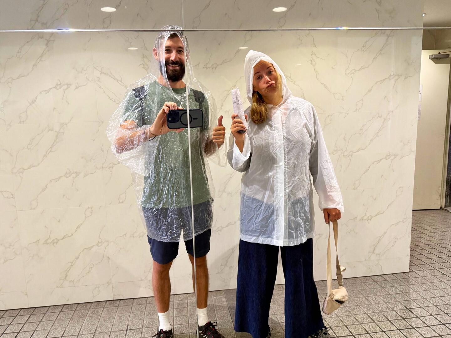 Prepared for the rain ☔️
