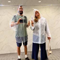 Prepared for the rain ☔️