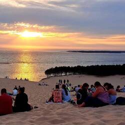 Trotz Wolken ein wunderschöner Sonnenuntergang