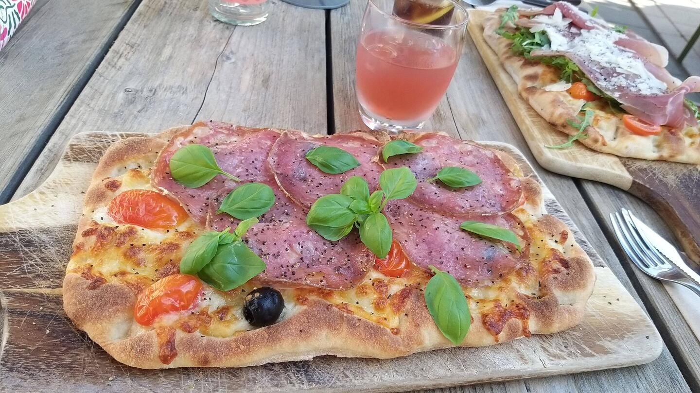 Noch schön essen gegangen mit Meike. 😊
