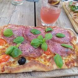 Noch schön essen gegangen mit Meike. 😊