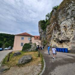 Walking to the abbey