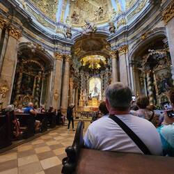 The Abbey church decorated by the Asam brothers, 1716-1739