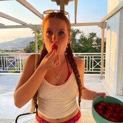 Cherry tomatoes: her one true love