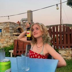 Lily lookin like an ad for radler