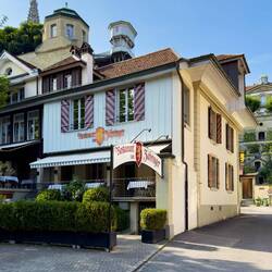 Dinner tonight was at this restaurant — Bern ... Old City.