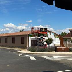 The view from the front of our Albergue