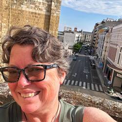 Just a little Leon city wall selfie