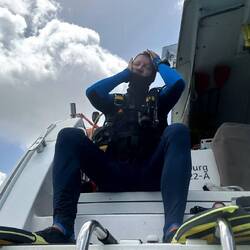 Uwe macht sich fertig