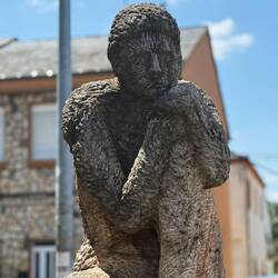 In Camponaraya. She spoke to me.