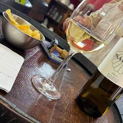 Pincho (snack) with "wine tasting" - €1.50 in Camponaraya