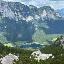 Tiefblick auf den Hintersee
