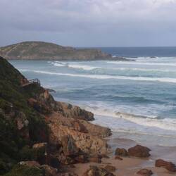 ...dicht an der Küste, zwar Recht lang aber wenig anspruchsvoll