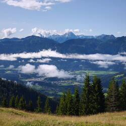 Blick vom Großboden nach Hermagor