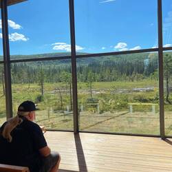 Das "Naturum" hat einen tollen Wohnzimmerausblick