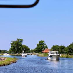 Unsere Schleusenbegleiter an diesem Tag.