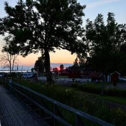 Sonnenuntergänge in Schweden haben wir viele. Und wenn die Sonne untergeht zischt es leise.