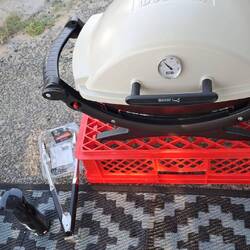 Zum Glück ist der gasgrill erlaubt