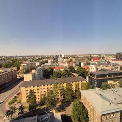 Die Aussicht von unserem Fenster im 17. Stock
