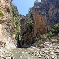 Weg in den Canyon