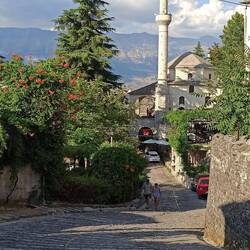 Ankunft in Gjirokastra