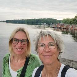 Endlich angekommen. Sieht man, dass wir fertig sind?