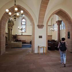 Synagoge vom Frauenbereich aus