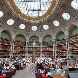 Nationalbibliothek - schön gekühlt und ruhig, neue Ideen entstehen