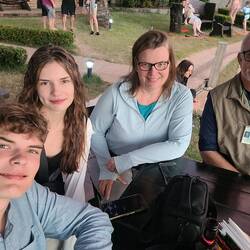 Sonnenuntergang mit unserem Guide Helder