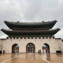 De toegangspoort tot de Gyeongbokgung Palace
