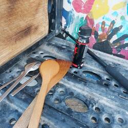 In Ruhe kochen konnte ich so nicht. Auf Habachtstellung trifft es ganz gut😅