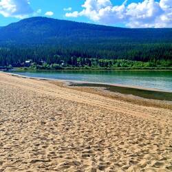 Beach in Carcross