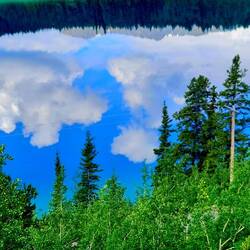 Der Spirit Lake war ein Spiegel