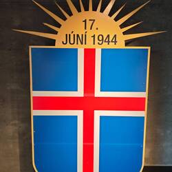 in der Ausstellung in Þingvellir