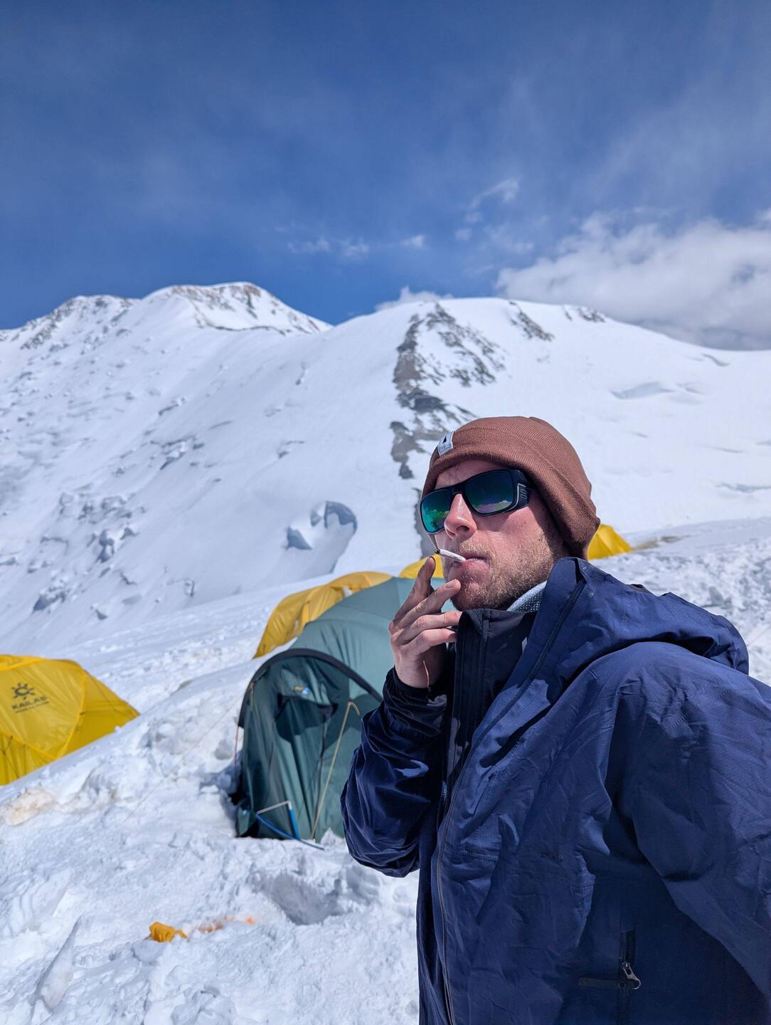 Michis höchste Tschick auf 6127m