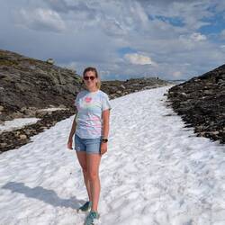 Und schon steht man im Schnee..