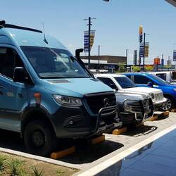 Nemo has an acceptable size for a parking space (but not between two cars!) at the supermarket.